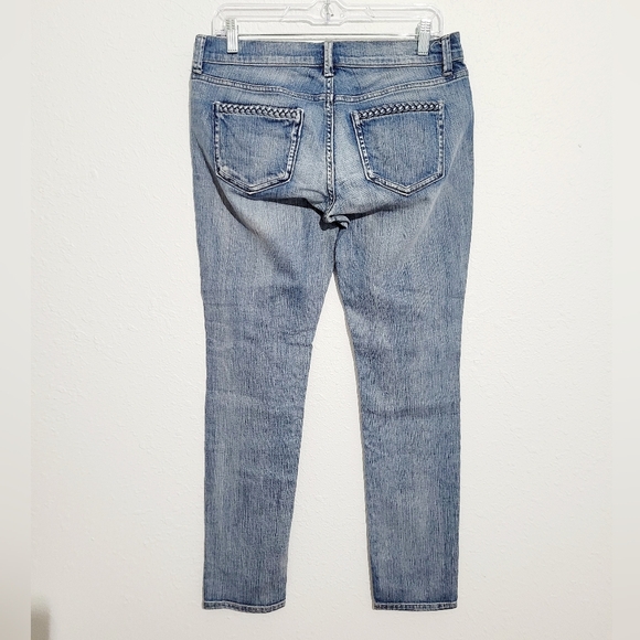 Old Navy The Diva Women's Blue Mid-Rise Straight Leg Stretch Denim Jeans Size 4 - Picture 3 of 12